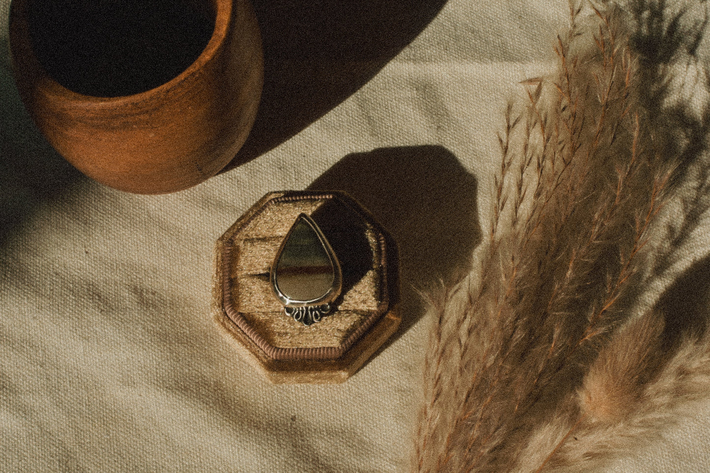 Jasper Turquoise Ring Sz7