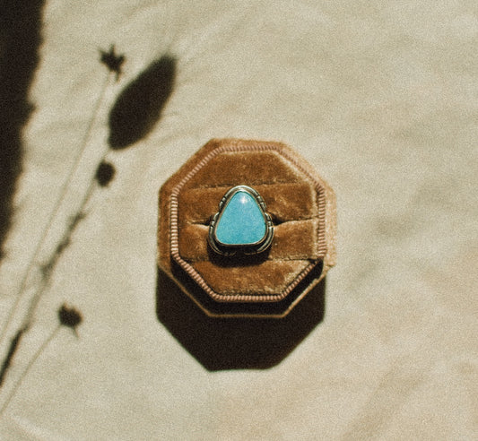 Chilean Turquoise Ring sz 6