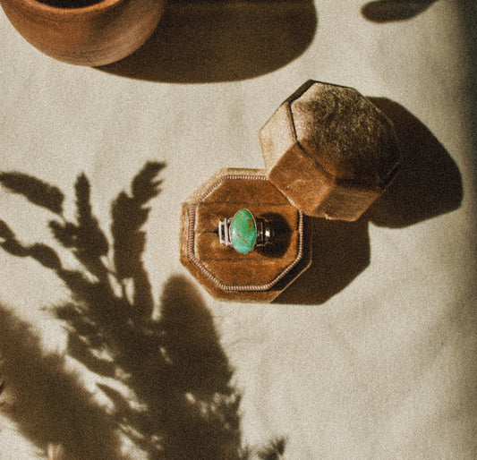 Tyrone Turquoise Ring sz 6.5
