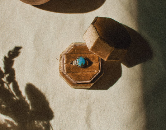 Kingman Turquoise Ring Size 7