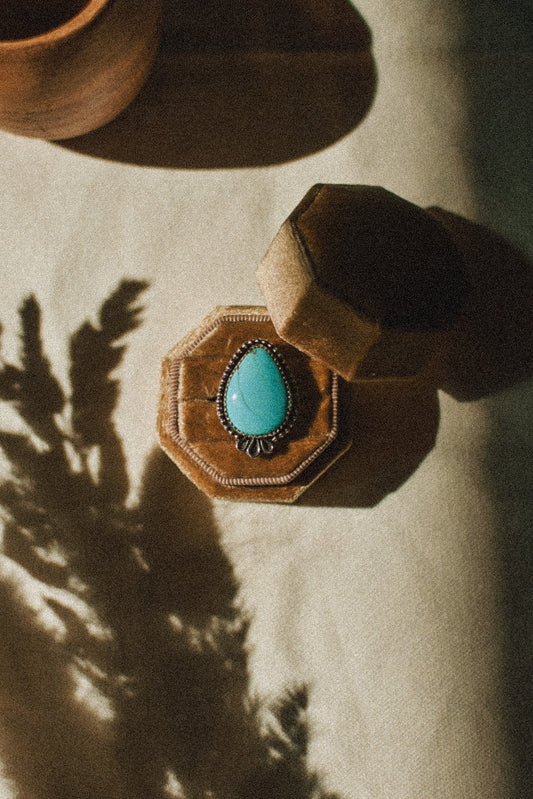 Chilean Turquoise Ring sz 8