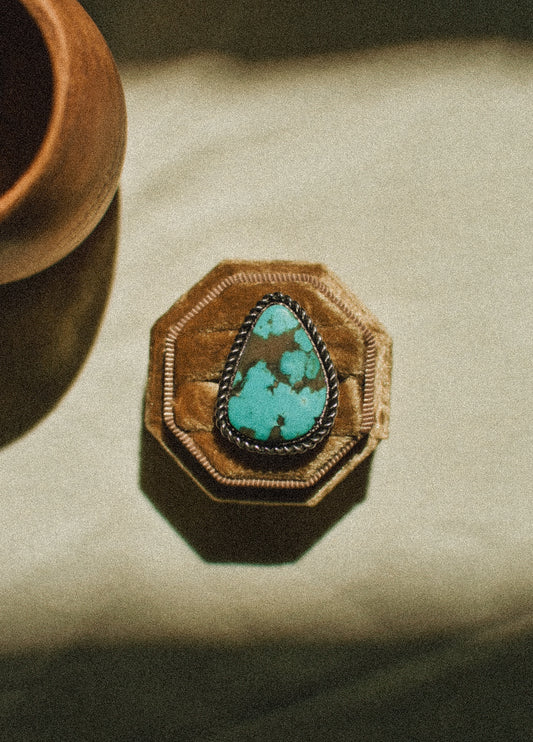 Kingman Turquoise Ring sz 9