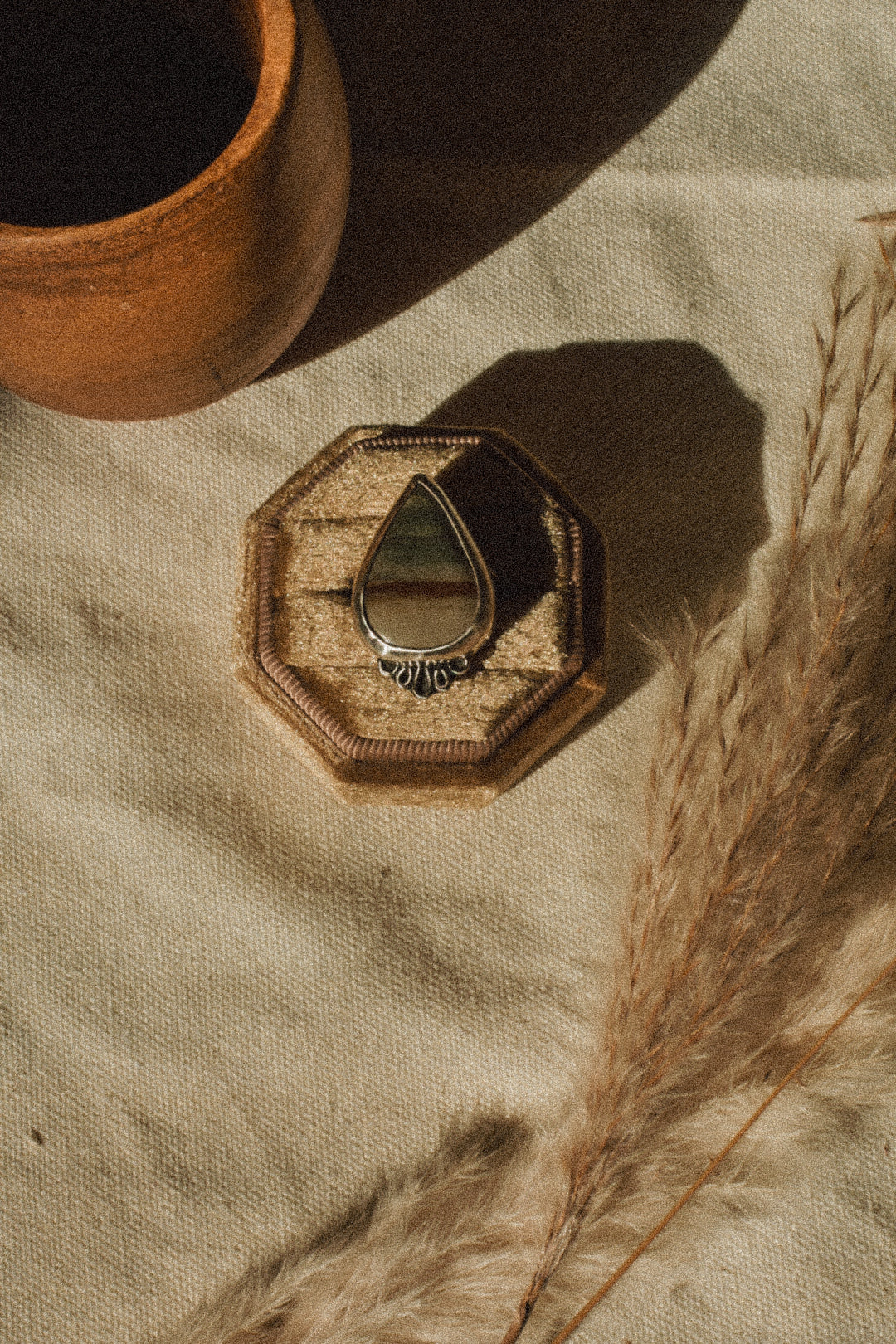 Jasper Turquoise Ring Sz7