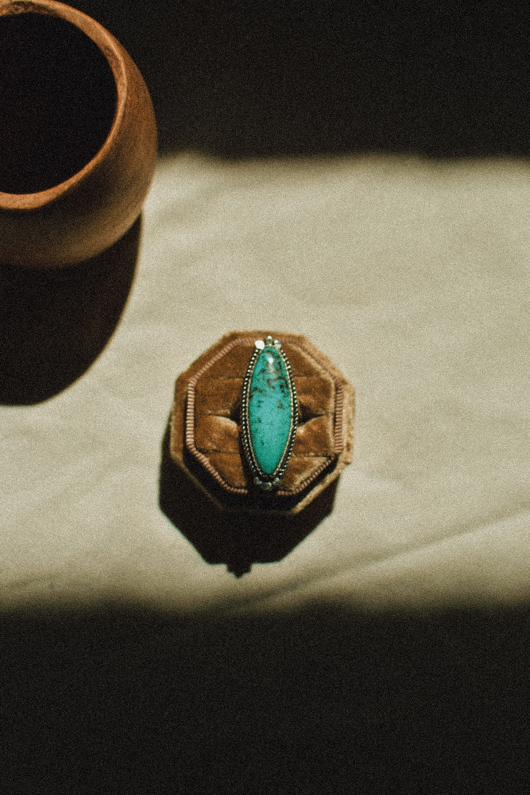 Iron Mountain Turquoise Ring sz 7