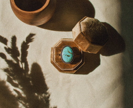 Chilean Turquoise Ring sz 8